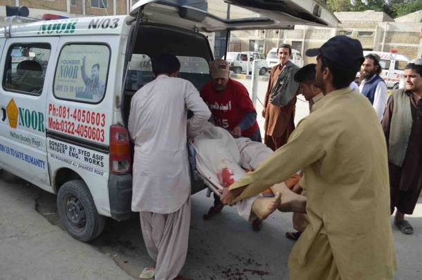 (Meezan Chowk Incident - A Dead Body Being Shifted To Hospita)l